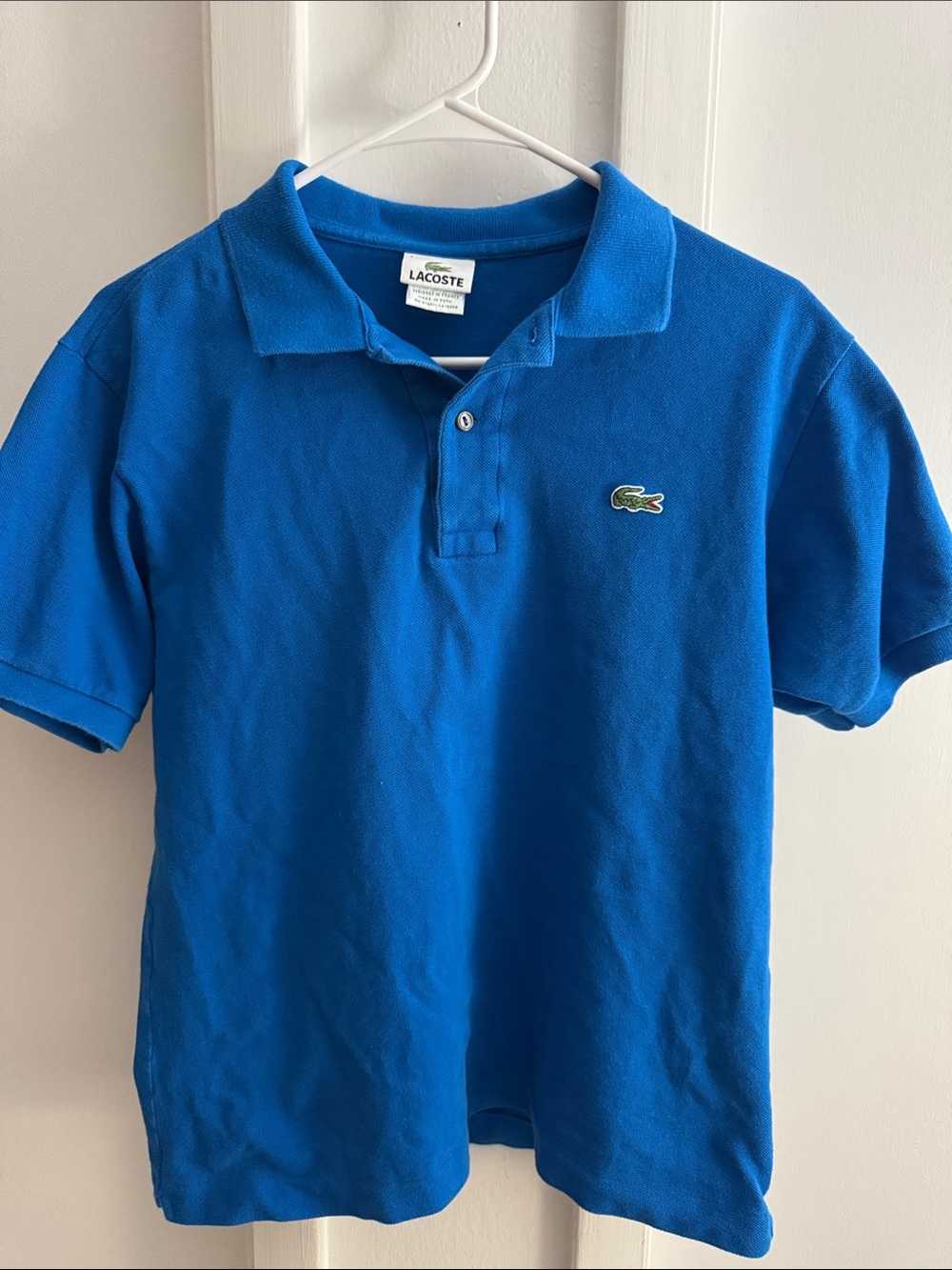 Lacoste Boys Royal Blue Short Sleeve Polo